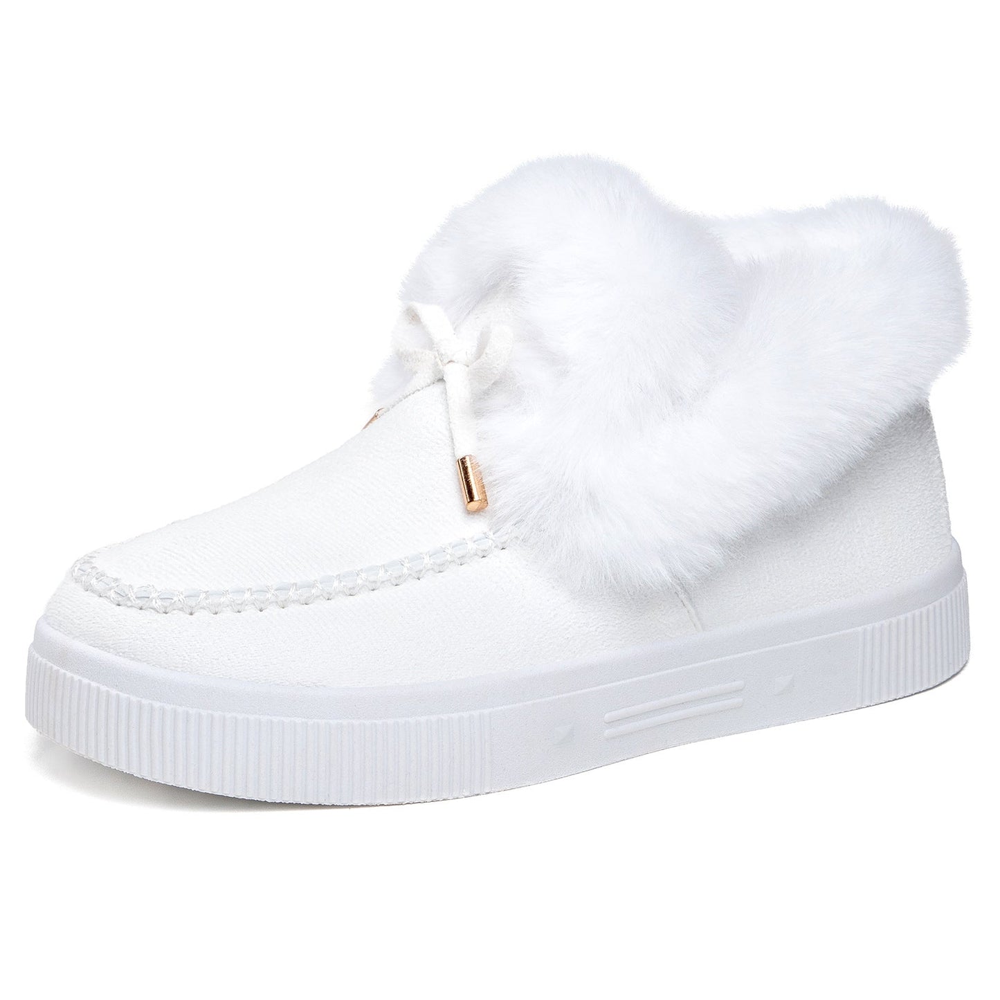 Damen Sneaker Bequem Kuschelig Elegant
