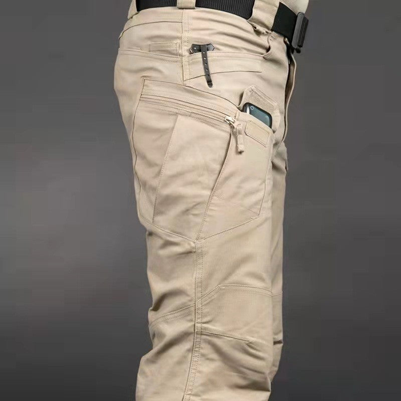 Herren Cargo-Hose Verstellbar Mit Tiefen Taschen
