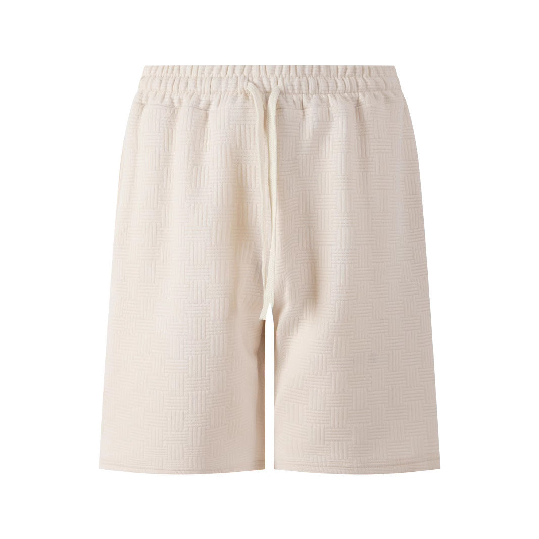Herren Shorts Elastischer Bund Mit Kordelzug Sportlich
