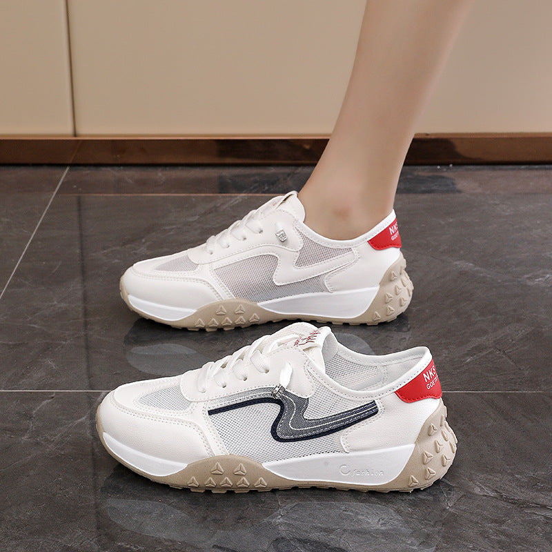 Damen Sneaker Atmungsaktiv Mit Dämpfung Weich Laufsohle
