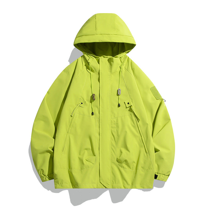 Herren Outdoorjacke Vielseitig Verstellbar Große Taschen