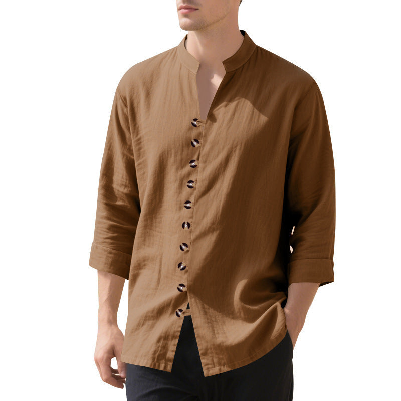 Herren Hemd Modern mit Knopfleiste Trendy Design