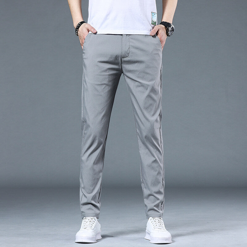 Herren Freizeithosen Slim Fit Modern Luftig Bequem