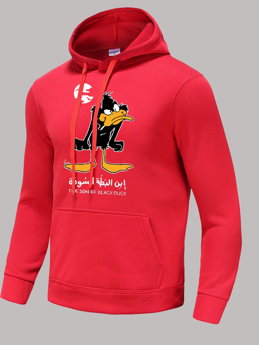Männer Kapuzenpullover Cartoon Motiv Berlin Cool