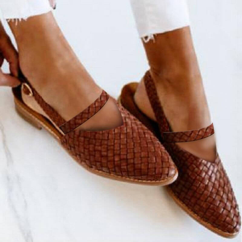 Bequeme Sandale Damen Sommer Heidi Style