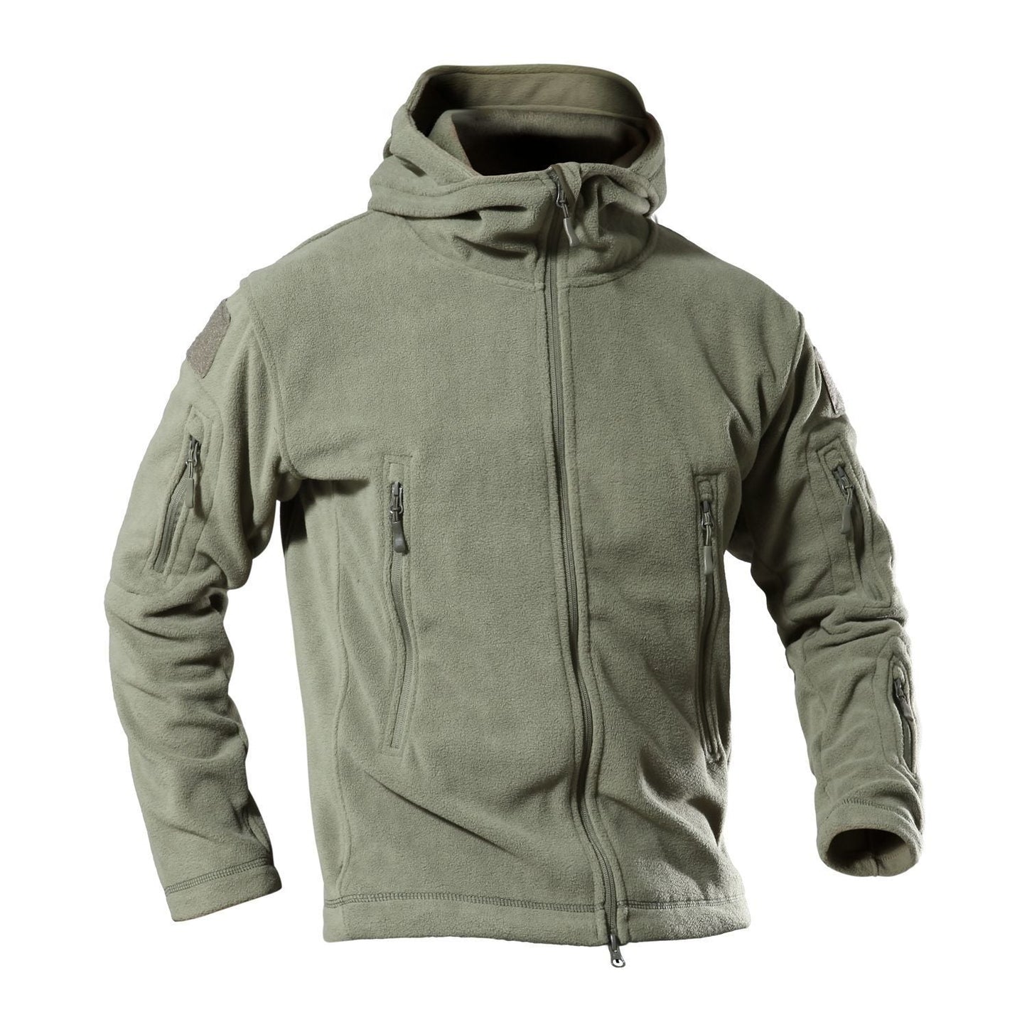 Herren Fleecejacke Warm Reißverschlusstaschen Outdoor