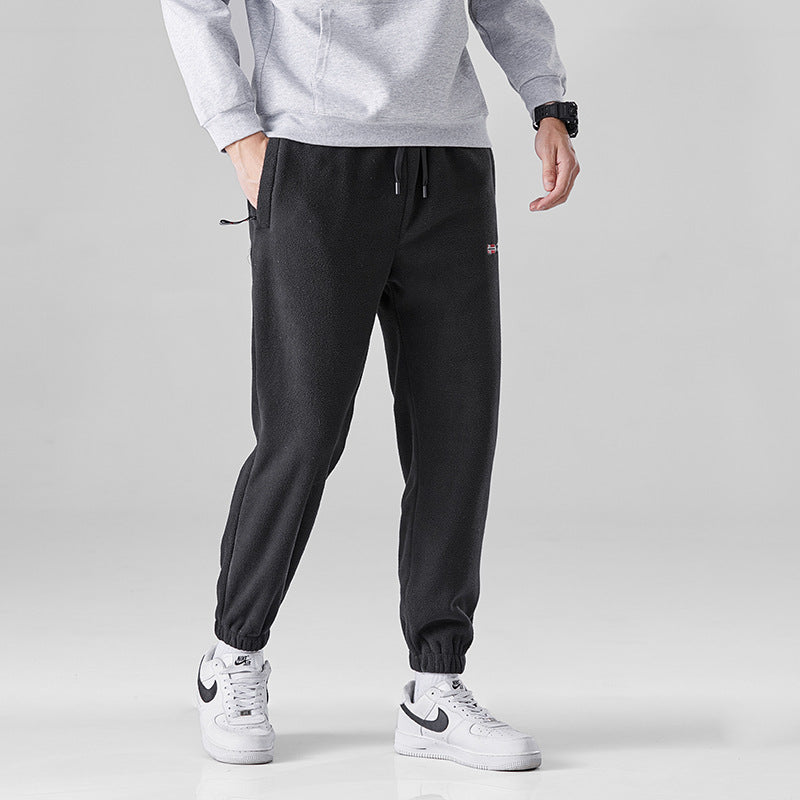 Bequeme Fleece Jogginghose Herren Warm