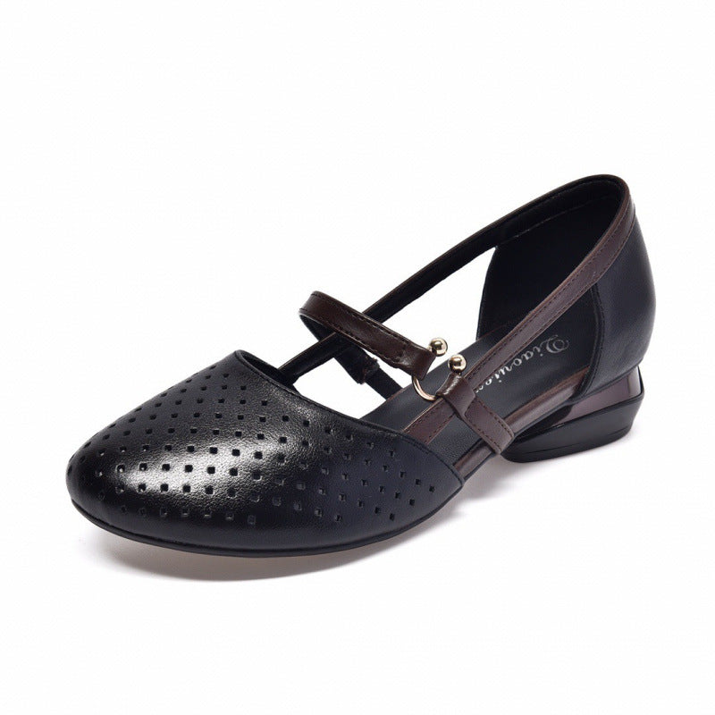 Damen Ballerinas Komfortabel Riemchen Design Modisch