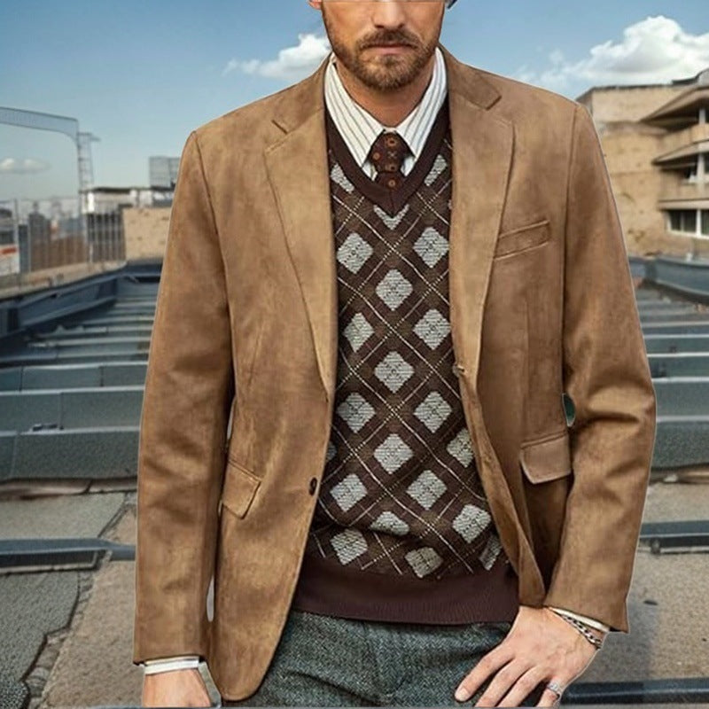 Herren Blazer Anzug Modern aus feiner Wolle