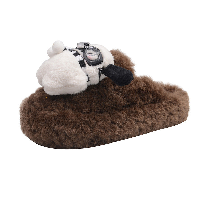 Weiche Hausschuhe Damen Kuschelig Tierdesign Warm