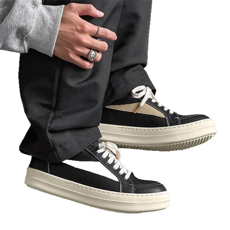 Damen Sneaker Weiches Leder Moderne Schuhe