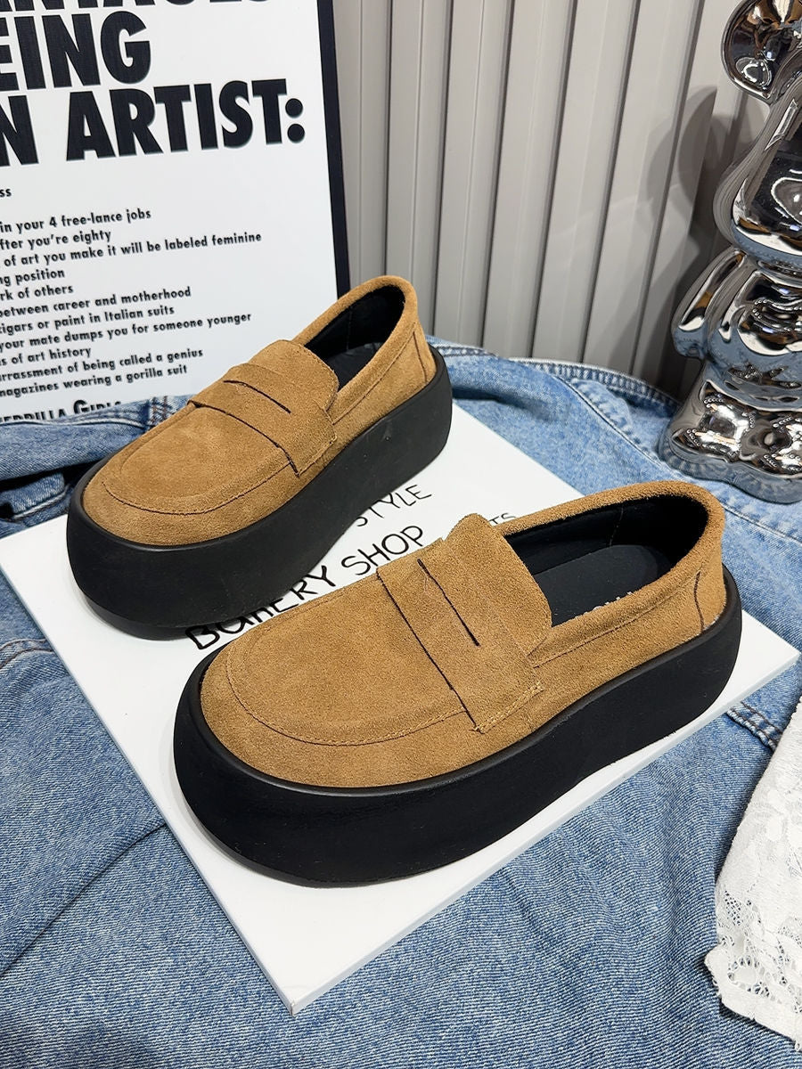 Damen Slipper Plateau Modisch Extravagant