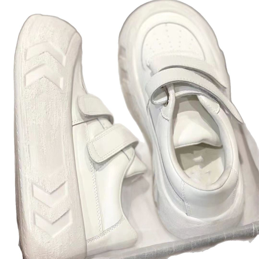 Damen Sneaker Komfortabel Klettverschluss Bequem Mode