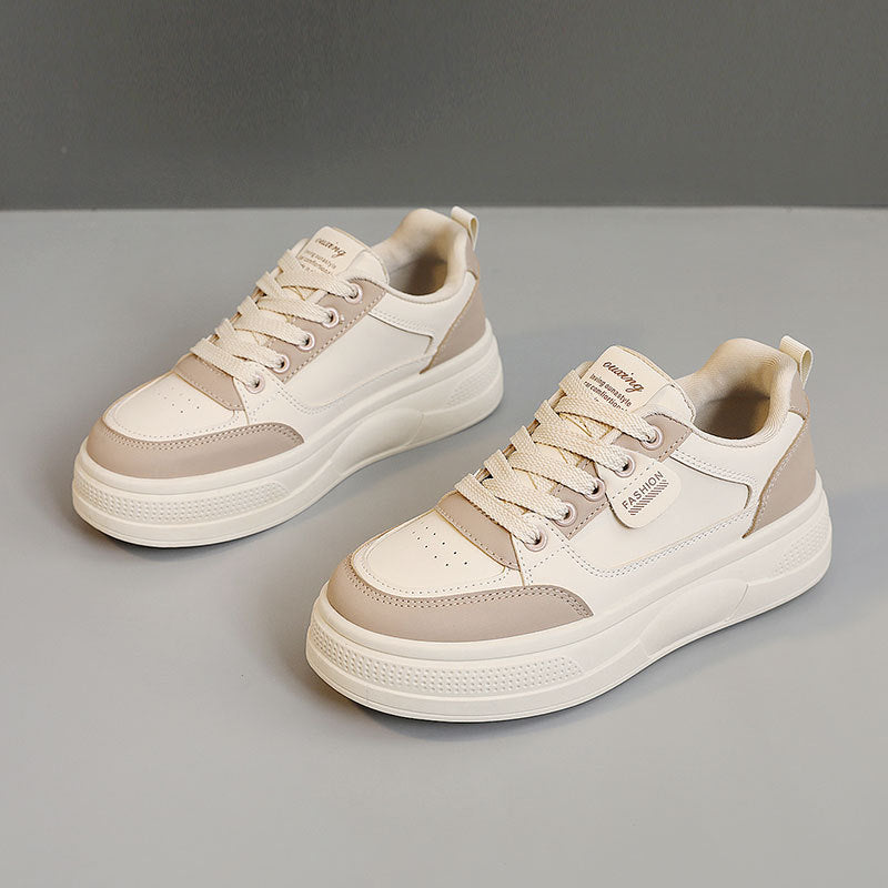 Damen Plateau Sneaker Modern mit Polsterung und Komfortsohle