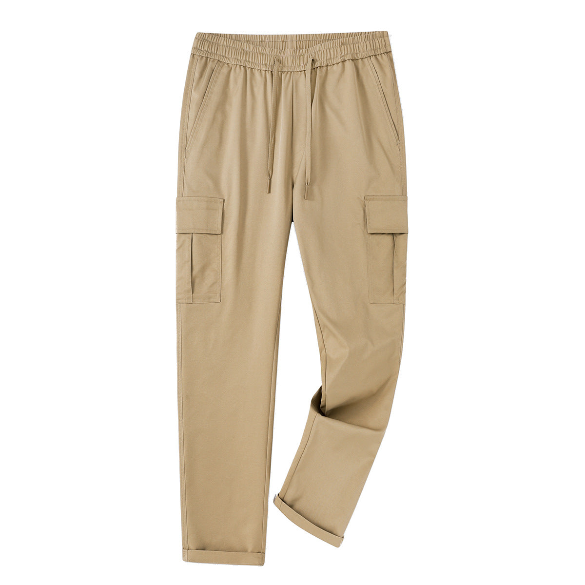 Herren Cargo-Hose Elastischer Bund Große Taschen