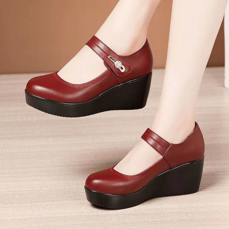 Damen Plateauschuhe Elegante Hochhackig Luxus Design