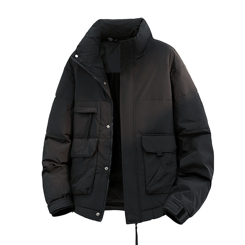 Herren Winterjacke Isoliert Mit Vielen Taschen
