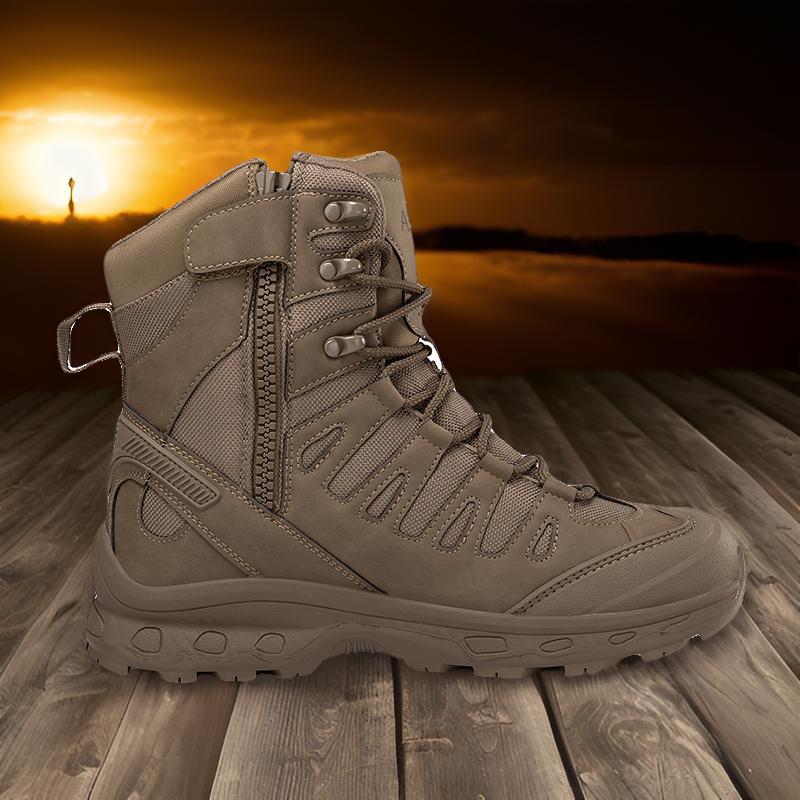 Herren Wanderschuhe Hoch Knöchelschutz Rutschfest Waterproof