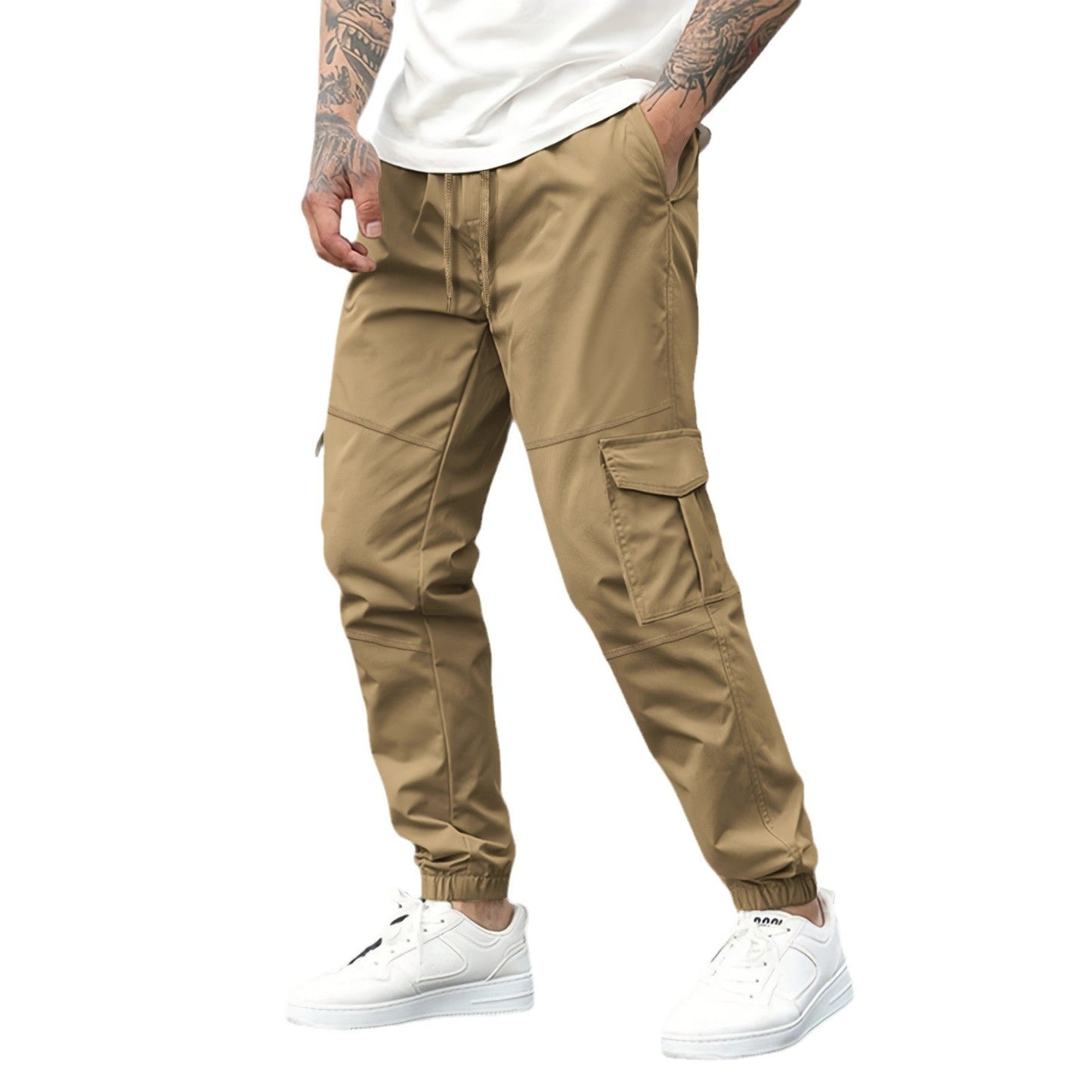 Herren Cargo-Hose elastisch mit seitlichen Taschen