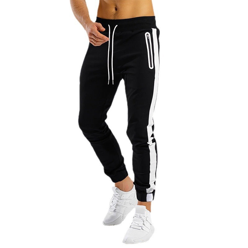 Herren Jogginghose Sportlich mit Seiten taschen Modern