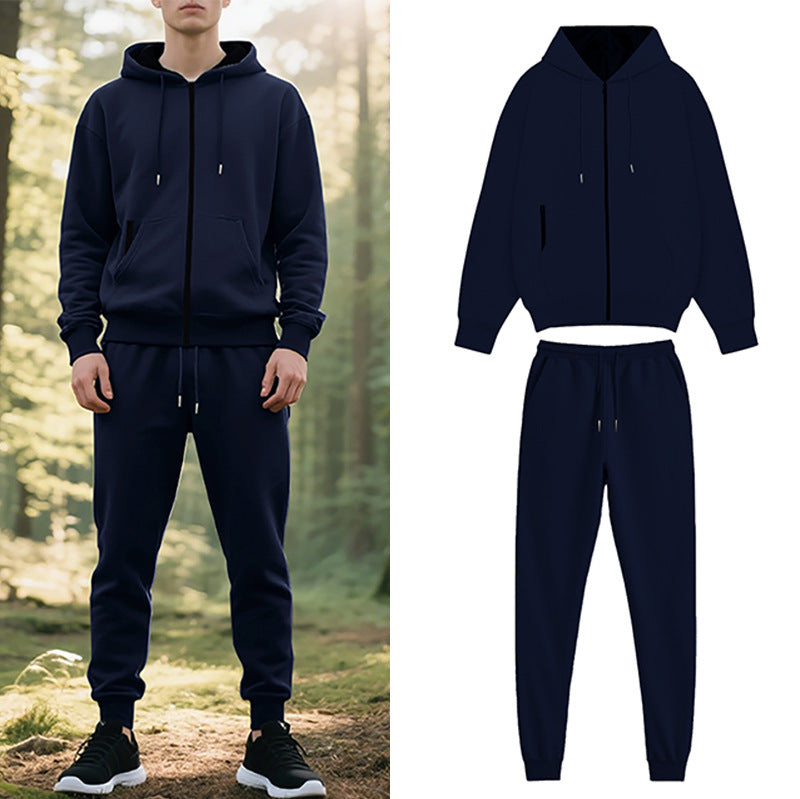 Herren Sportanzug Jogginghose Kapuzenpullover Bequem Modern
