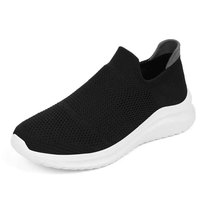 Damen Laufschuhe Atmungsaktiv Elastisch Slip-On