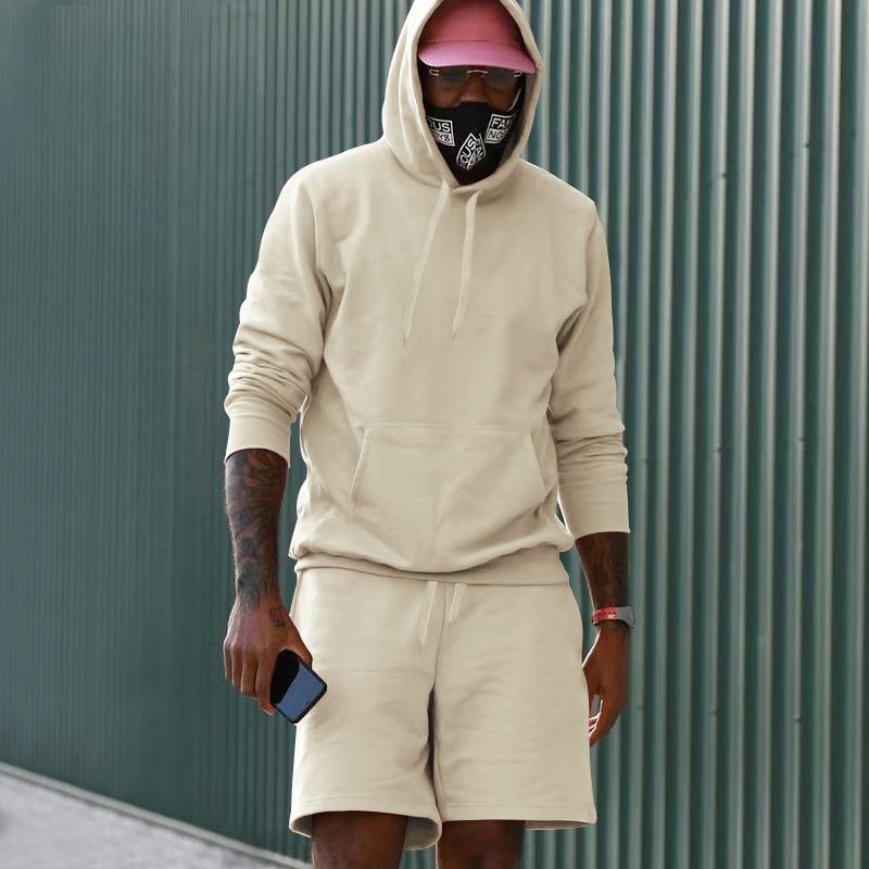 Herren Sportset Hoodie und Shorts Training Berlin