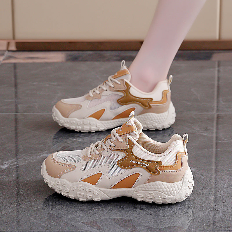 Damen Sneaker Komfort Mesh Bequem Laufsohle