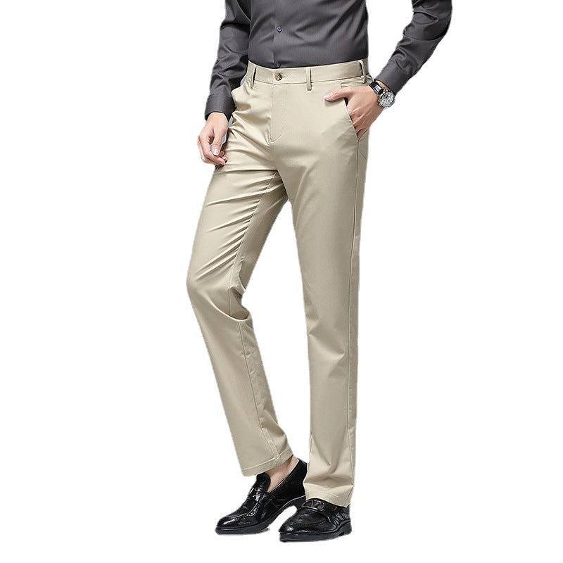 Schlanke Herren Chino Hose Elegant Modern