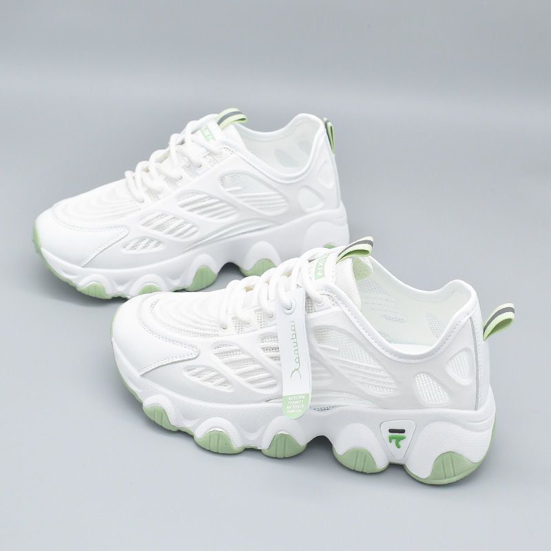 Damen Sneaker Bequem Atmungsaktiv Chunky Style