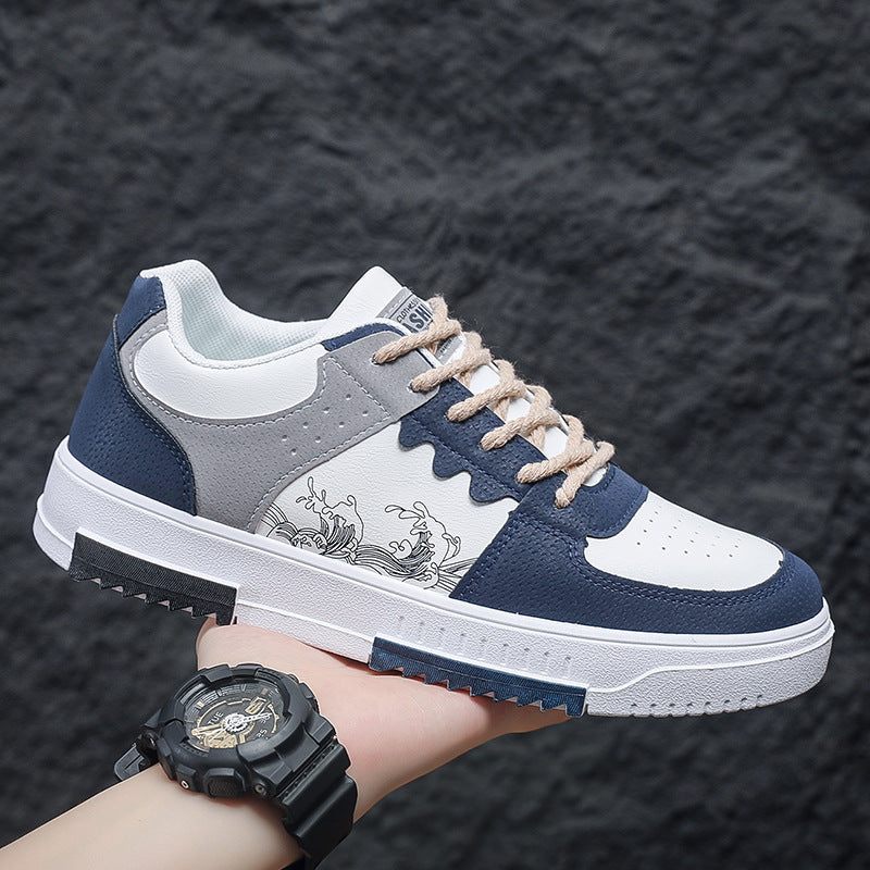 Damen Sneaker Wave Design Rutschfest Mode Sportschuhe