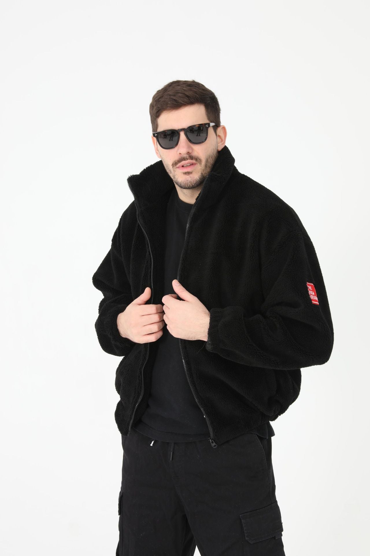 Herren Fleecemantel Warm Bequem Outdoor