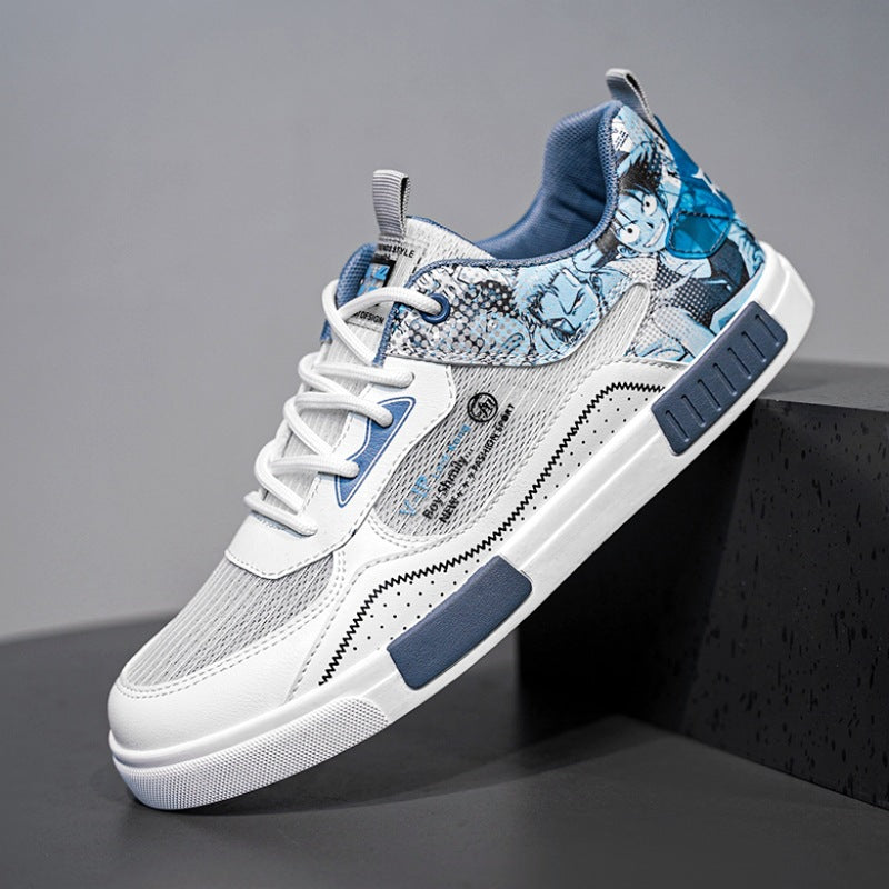 Damen Sneaker Sportlich Atmungsaktiv Grafische Muster