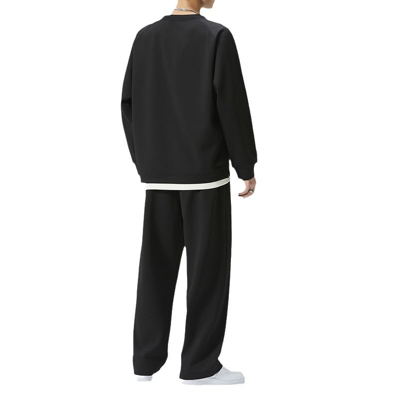 Herren Sweatshirt Hose Set Oversized Sportlich