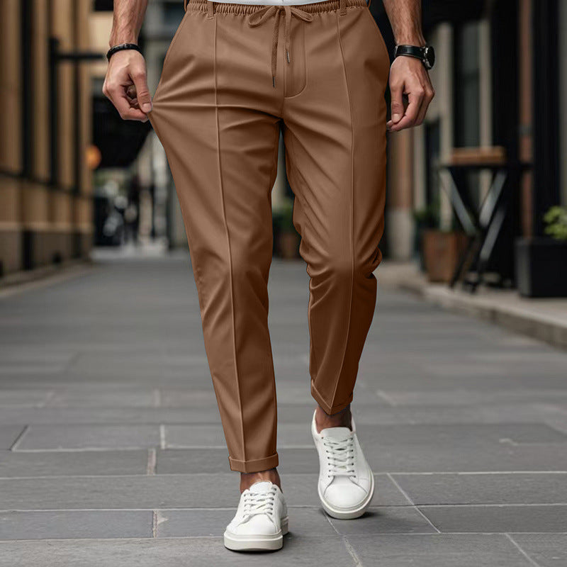 Herren Sport Hose Elastisch Mit Taschen Modern