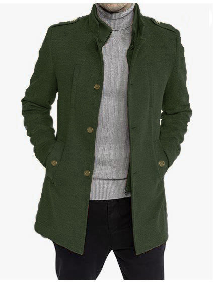 Herren Freizeitjacke Modern mit Kragen und Taschen