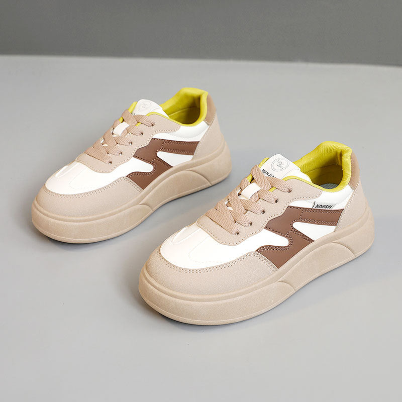 Damen Plattform Sneaker Hoch modisch bequem