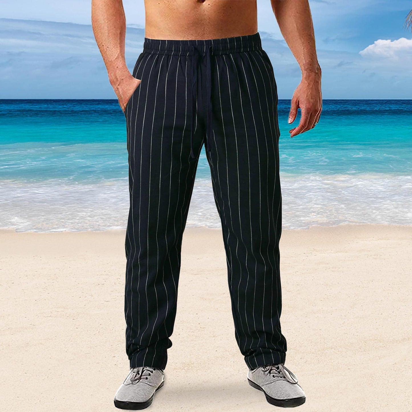 Herren Sportfreizeithose Bequem Modern