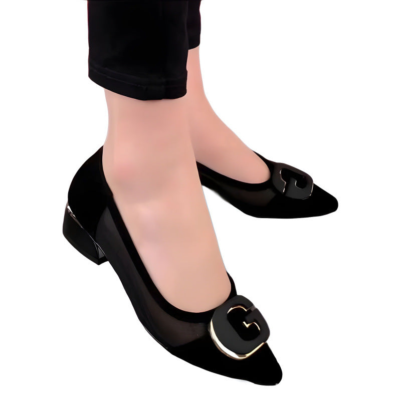 Damen Pumps Hochhackig Transparent mit Dekor