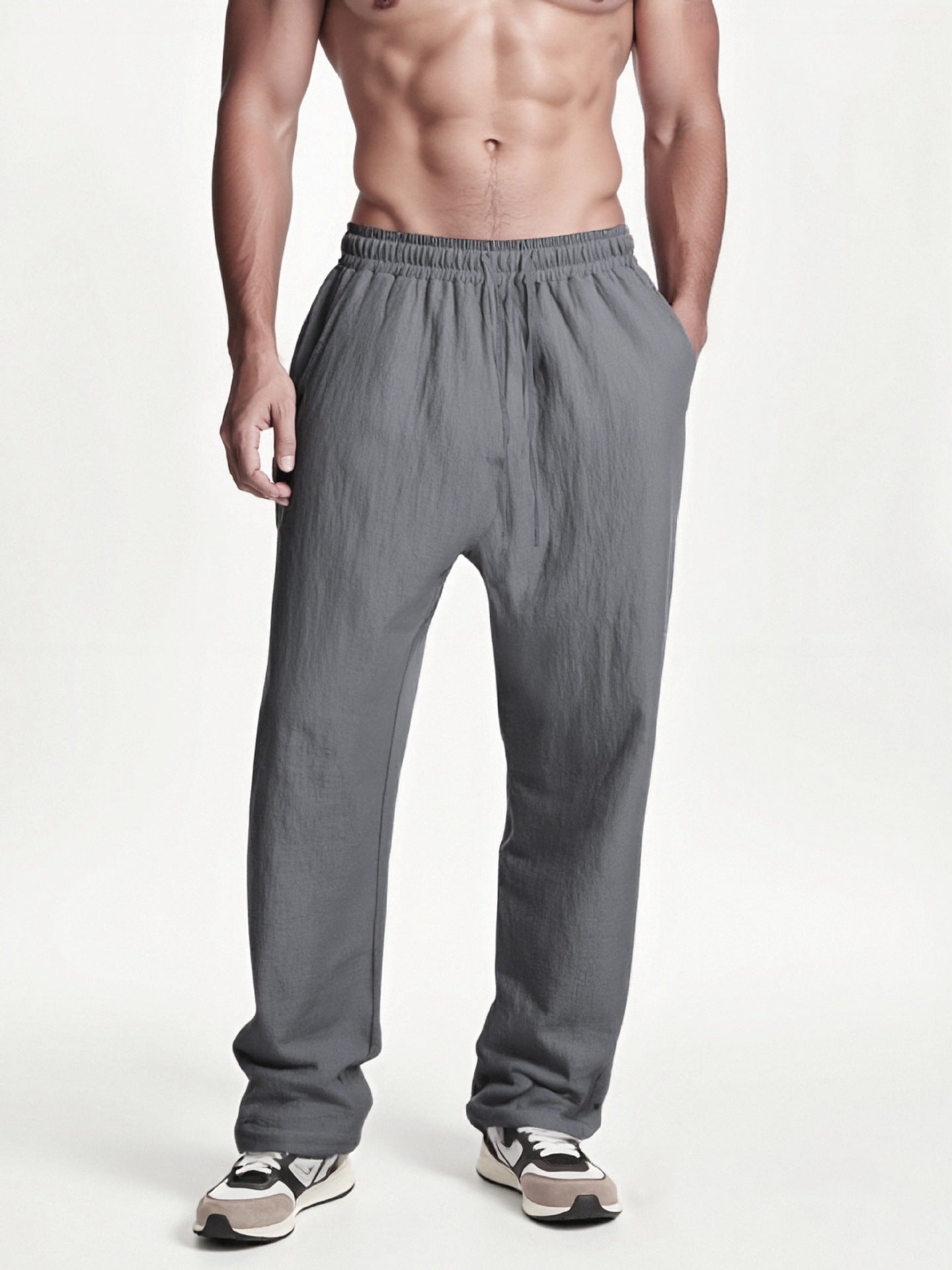 Elastische Herrenhose mit Komfortbund Bequem Modern