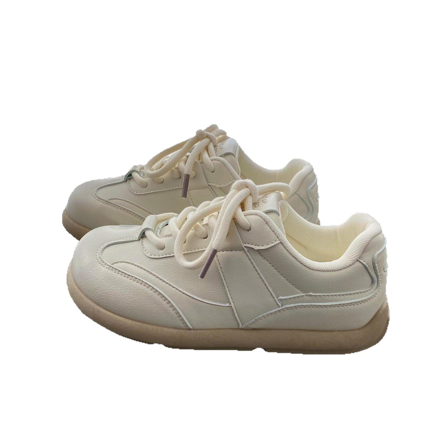 Damen Sneaker Sportlich Bequem Weiße