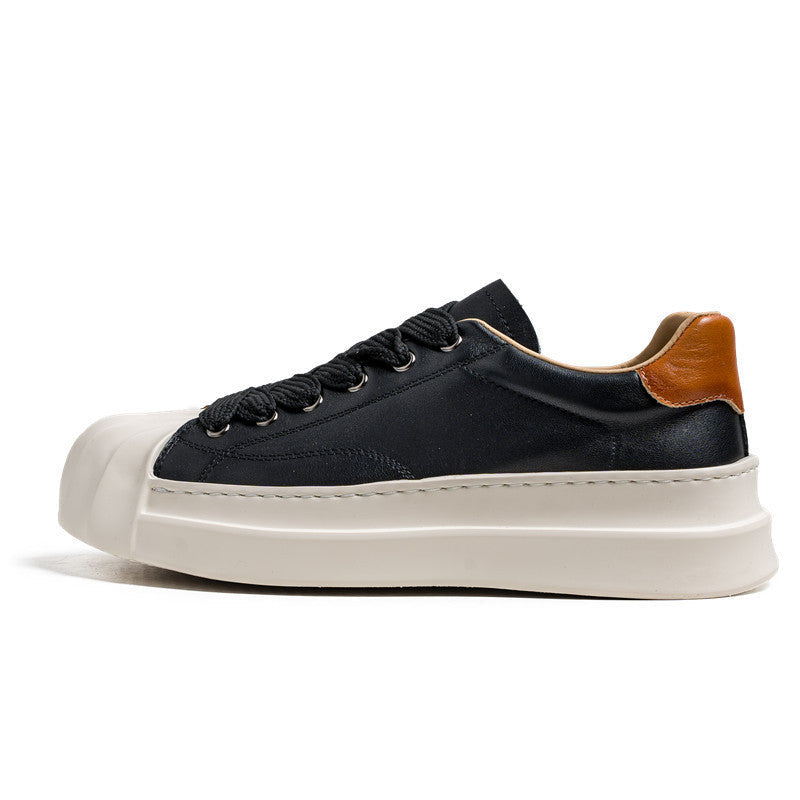 Damen Sneaker Luxus Leder Schnürschuhe Elegantes Design