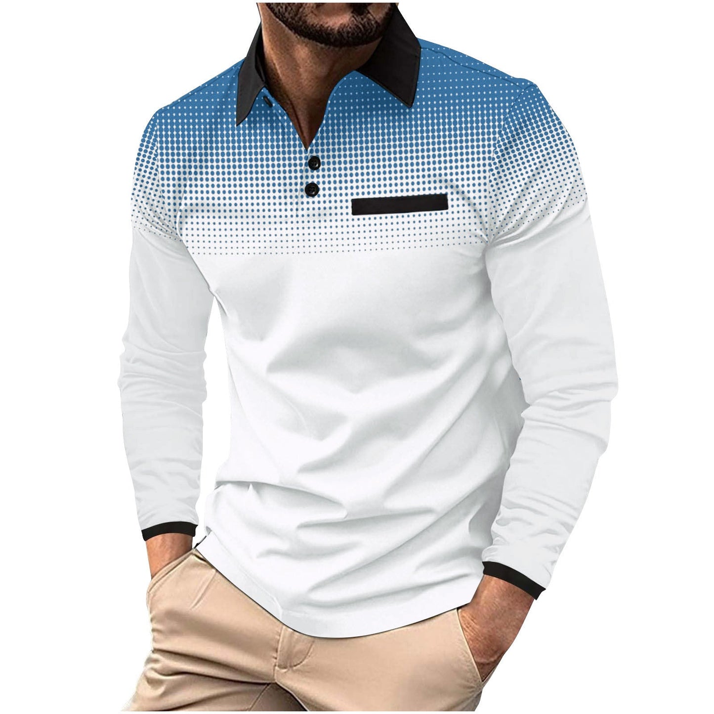 Herren Poloshirt Modern Grafik Design Berlin Style