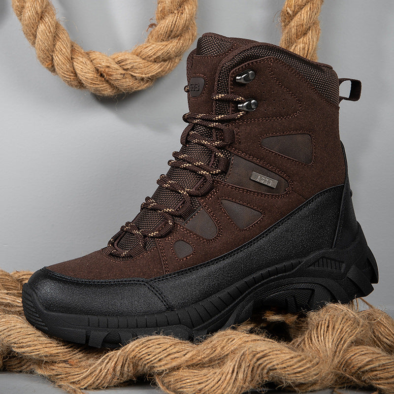 Herren Wanderstiefel Robust Wasserdicht mit hohem Knöchelschutz