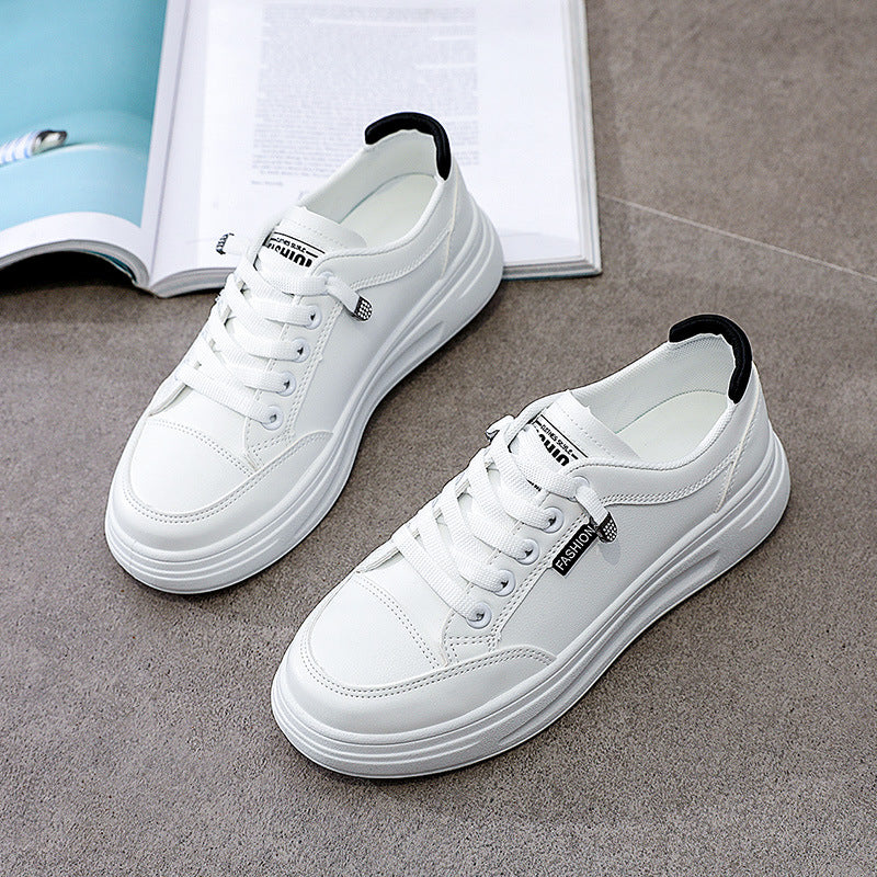 Damen Sneaker Sportlich Atmungsaktiv Mesh Weiße Sohle