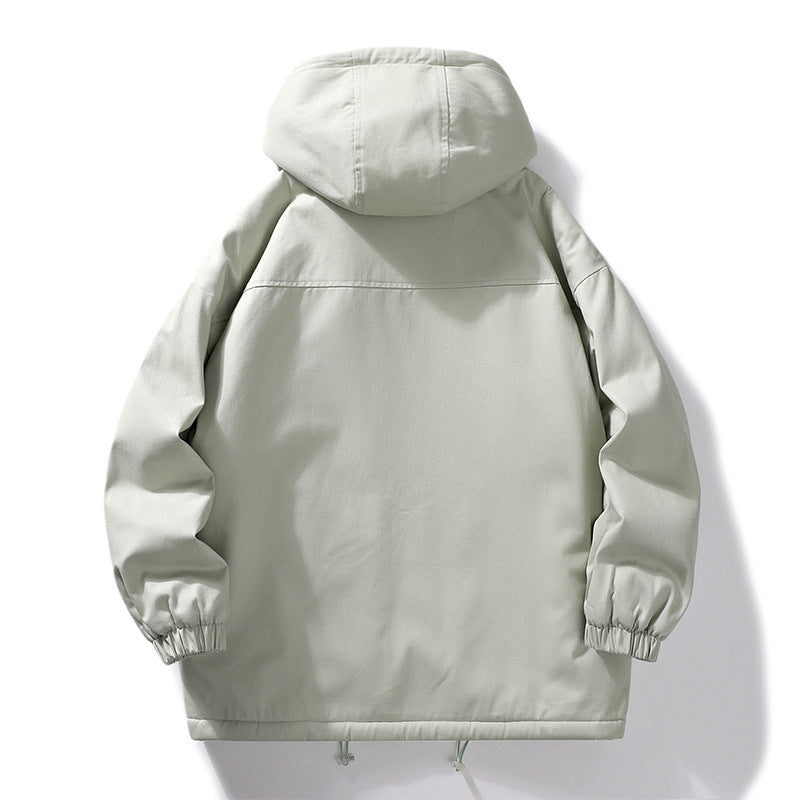 Herren Fleecejacke Warm Schützender Kragen Modern
