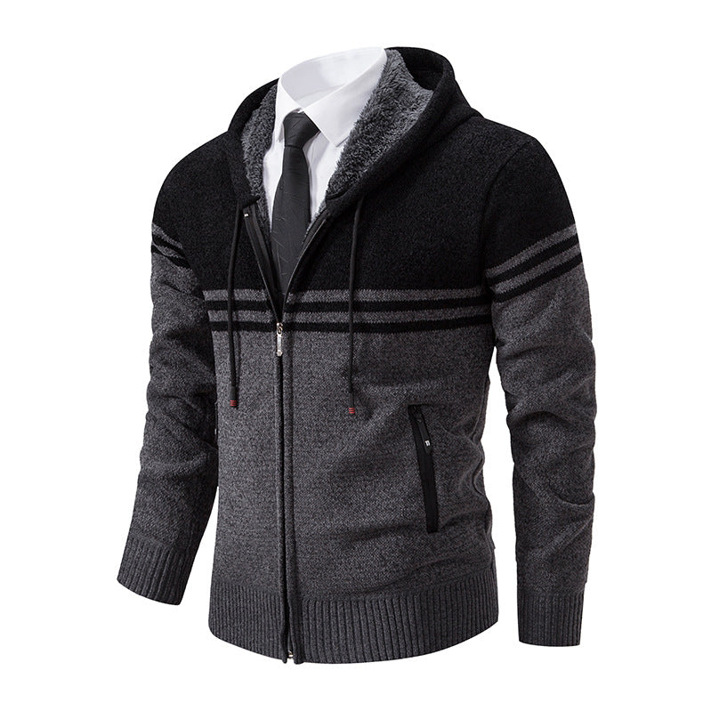 Herren Kapuzenjacke Modern Sportlich Funktionell