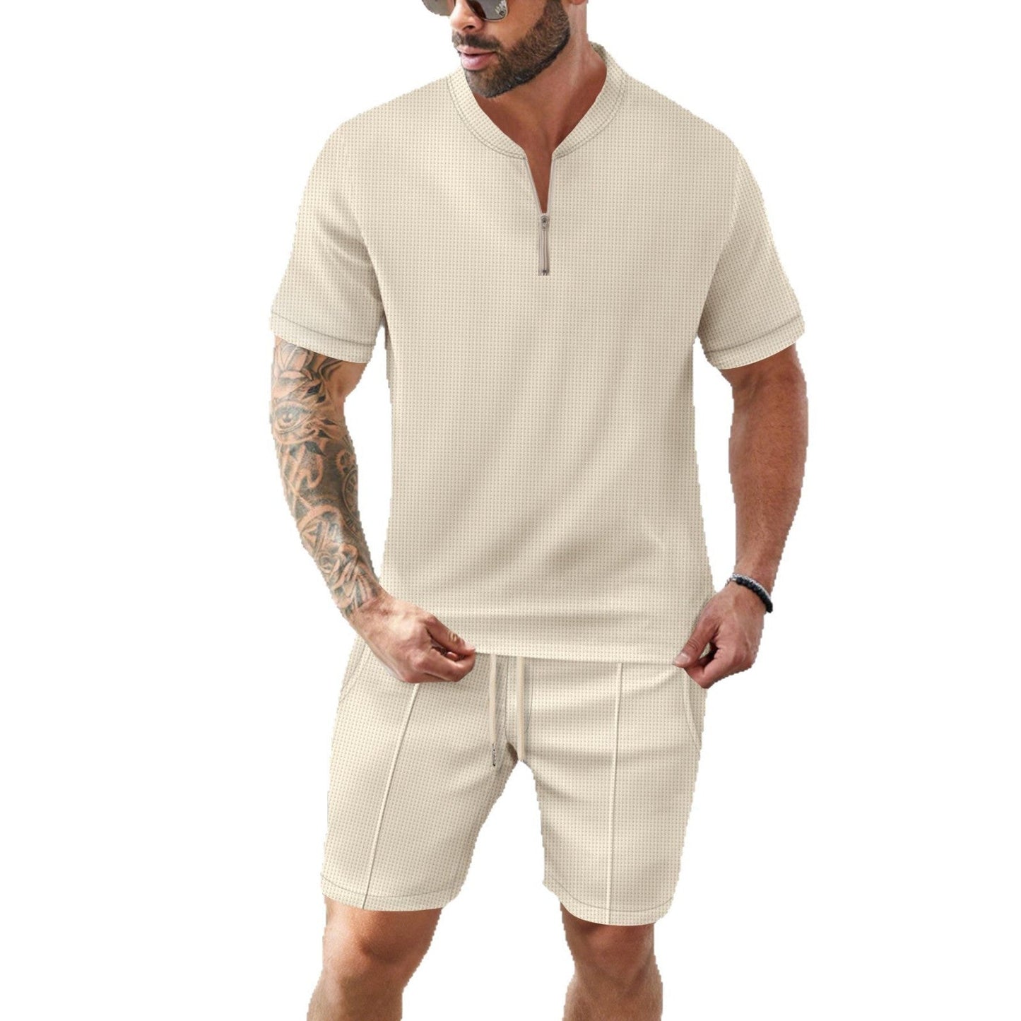 Herren Sportset Kurzarm atmungsaktiv Modern