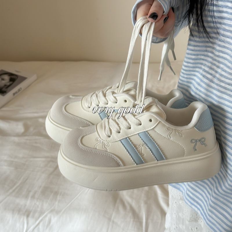 Damen Sneaker Sportlich Dicksohlige Schuhe Trendy
