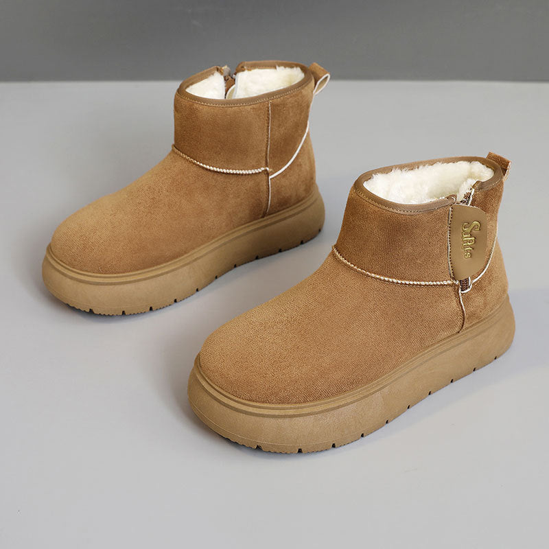 Damen Winterstiefeletten Warm Rutschfest Moderne Mode
